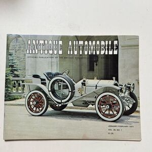 Antique Automobile 1971 Magazine January-February Volume 35 Issue 1